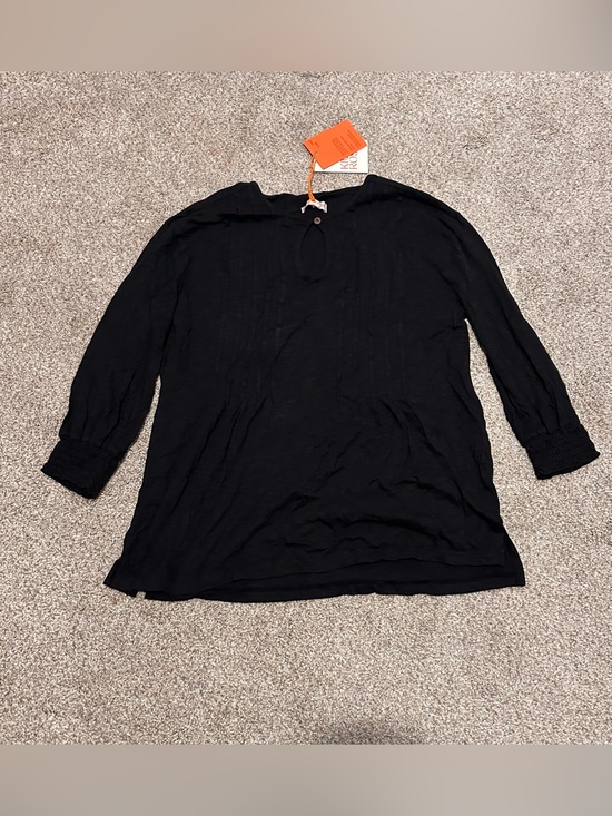 Knox Rose Tops - Knox Rose Black Long Sleeve Blouse